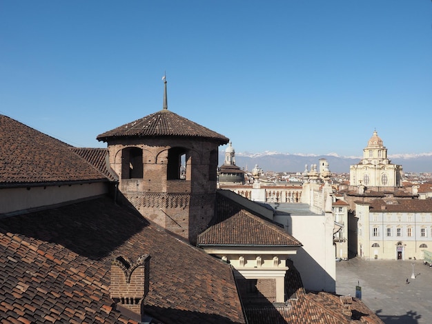 Aerial view of Turin