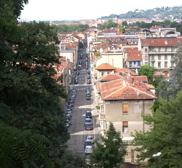 Aerial view of Turin