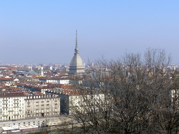 Aerial view of Turin