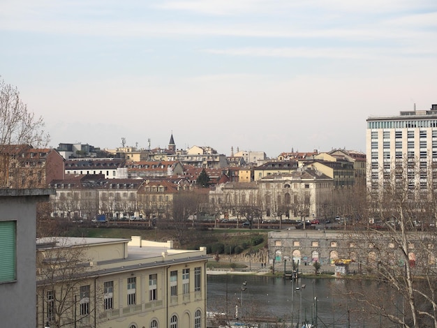 Aerial view of Turin