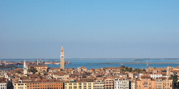 Aerial view of Venice