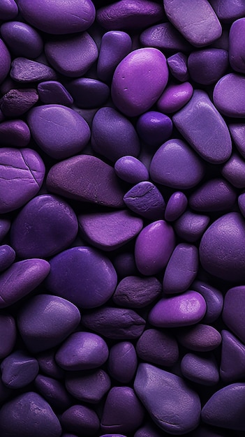 美しく配置された紫色の石の背景