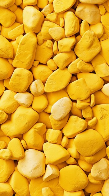 Aesthetic Arranged Yellow Stones Background