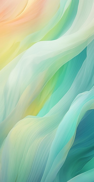 Aesthetic Colorful soft Shapes wave Background Illustration
