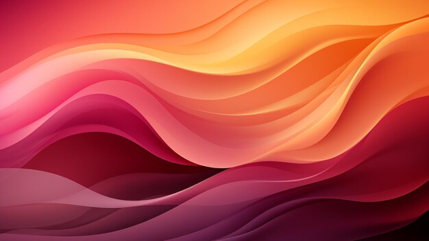 Photo aesthetic duotone wavy yellow and pink futuristic gradient