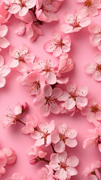 Aesthetic floral pattern phone wallpaper