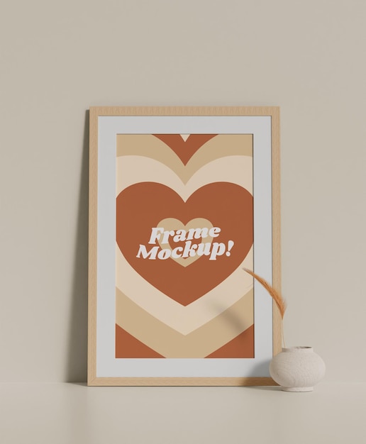 Aesthetic frame mockup