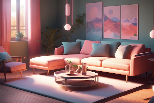 aesthetic living room