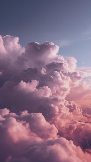 Aesthetic pastel sky background