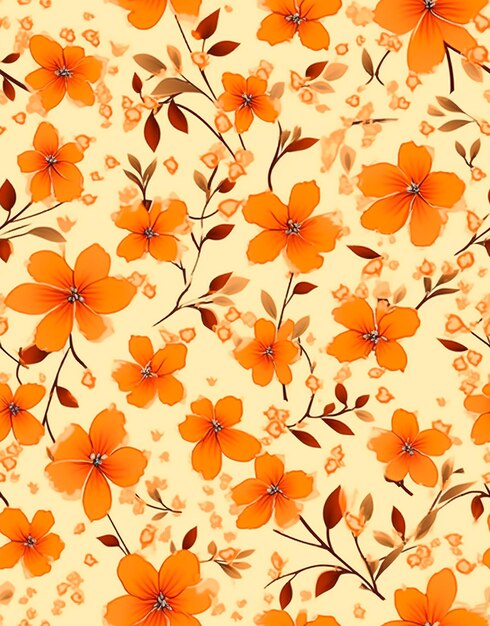 Photo aesthetic patterned floral background