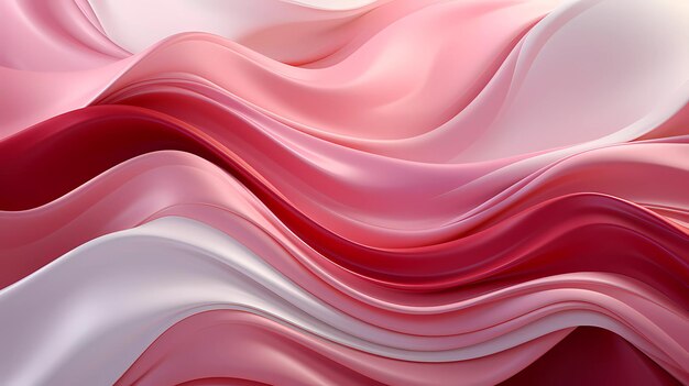 Aesthetic wavy White pink abstract