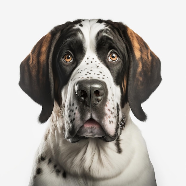 Афадор Собака смотрит в камеру Фотостудия Generative AI