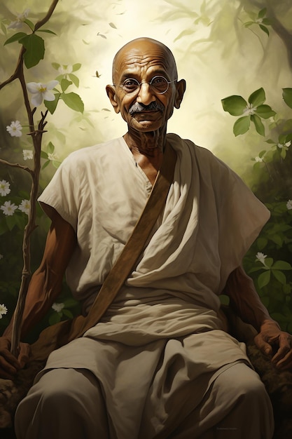 afbeelding Gandhi Jayanti op 23-jarige leeftijd