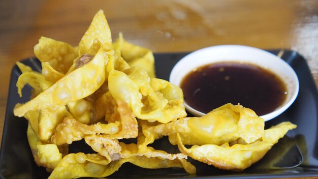 Afbeelding gebakken wonton