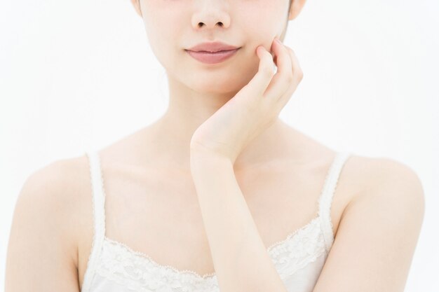 Afbeelding huidverzorging (Aziatische vrouw)