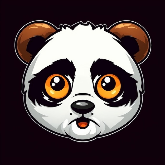 Afbeelding Panda gezicht clipart