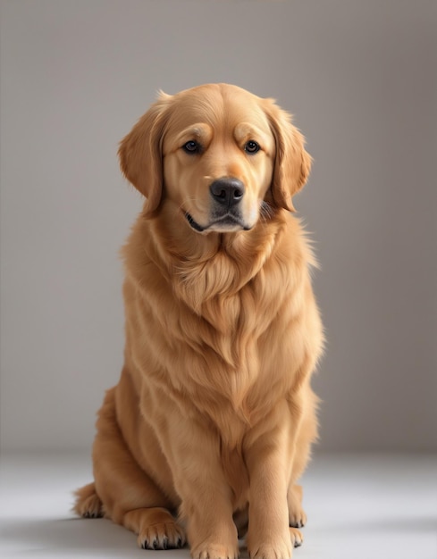 Afbeelding van een Golden Retriever-hond gegenereerd met behulp van AI