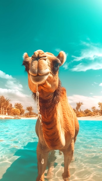Foto afbeelding van een kameel