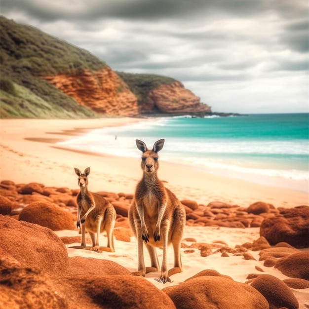 afbeelding van een kangoeroe