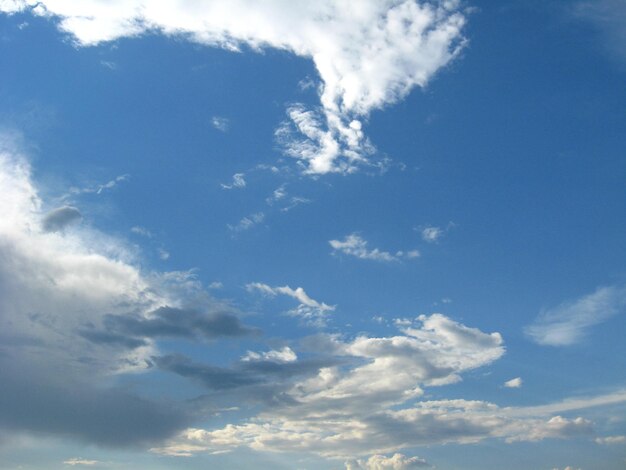 Afbeelding van eenvoudige achtergrond met mooie blauwe lucht