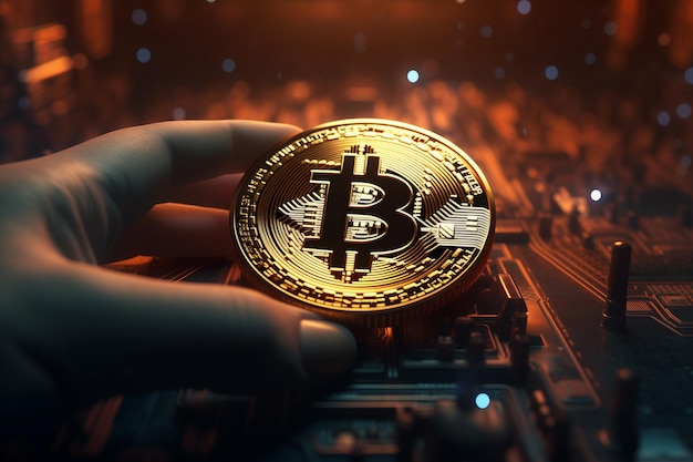 Afbeelding van het Bitcoin Crypto-concept