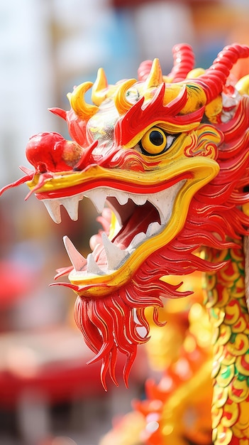 Afbeelding van traditionele Chinese draak