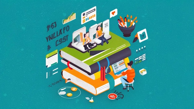 afbeeldingen van online leerplatform