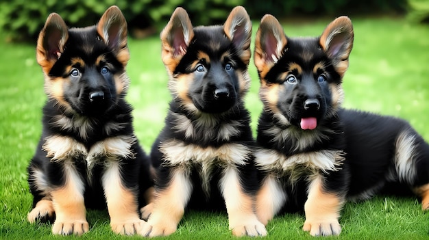 Affectionate German Shepherd Puppies