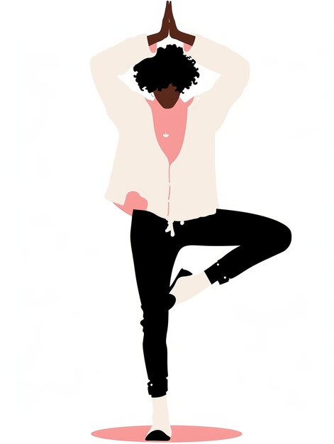 Photo affirmation card dancer in tap shoes aesthetic minimal illustration generative ai