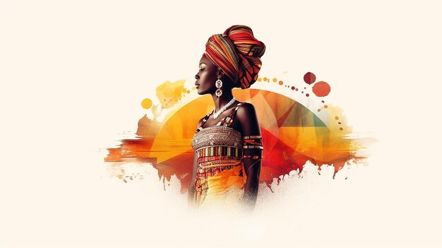 Africa_day_celebrations_design_template Generative AI