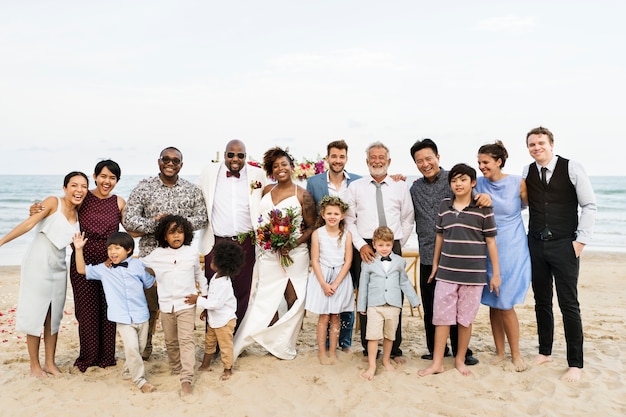 African American couple s wedding day