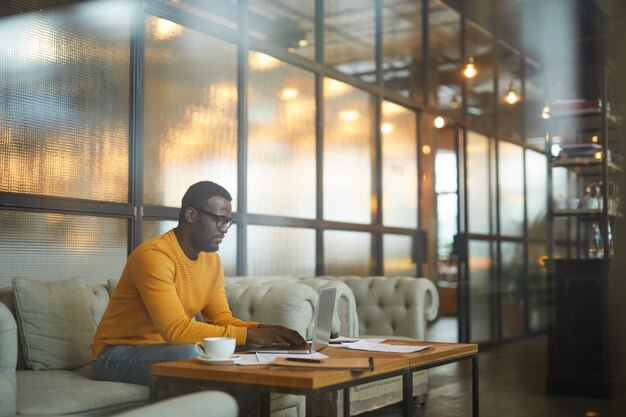 African-American Man Managing Business