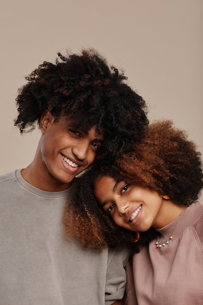 African american young couple