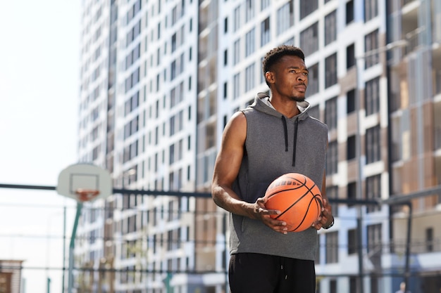 African Basketball Player