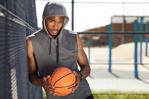 African Basketball Player