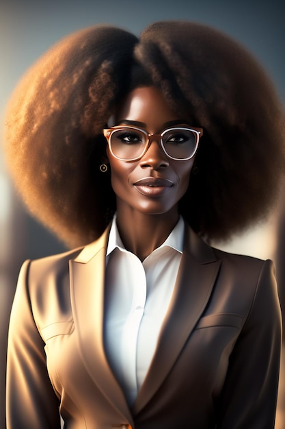 African Black Woman Model Ai Generate