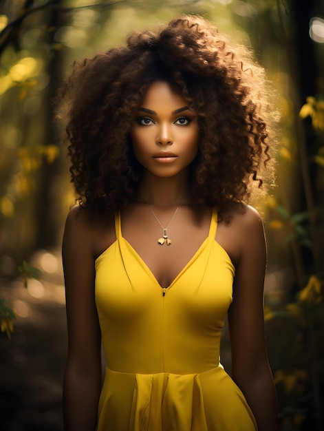 African black woman portrait cute girl stock photo background