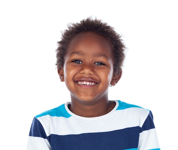 Photo african child laughing