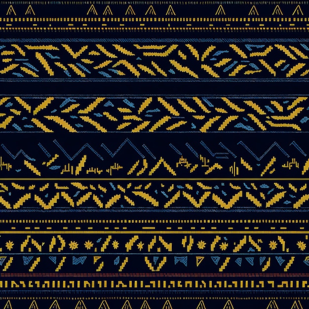 African Design Batik Pattern