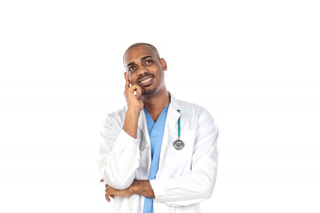 African doctor isolated