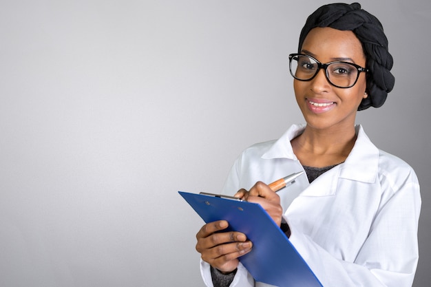 African doctor portrait