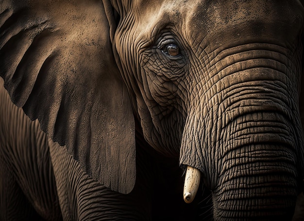 Photo african elephant