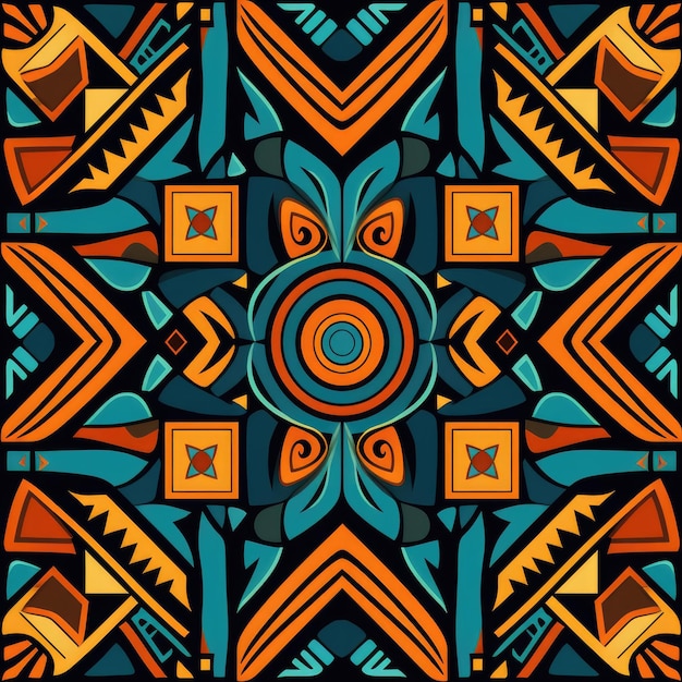 African Essence Exploring the Geometric Splendor of African Inspiration