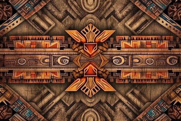 Photo african ethnic pattern