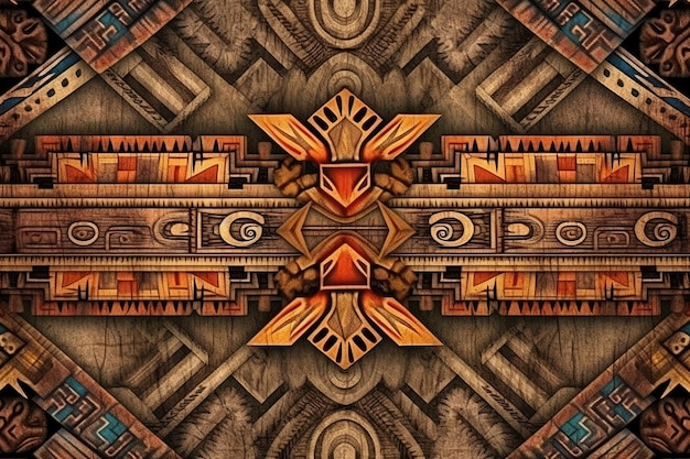 Photo african ethnic pattern