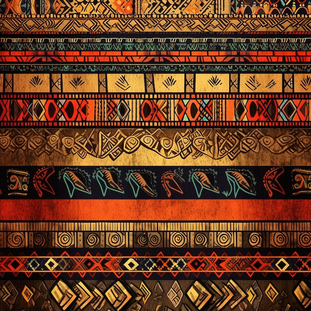 Photo african ethnic pattern