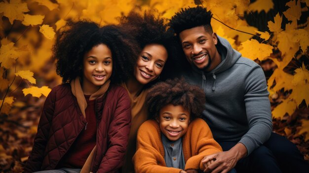 African family hd 8k wallpaper stock photographic image