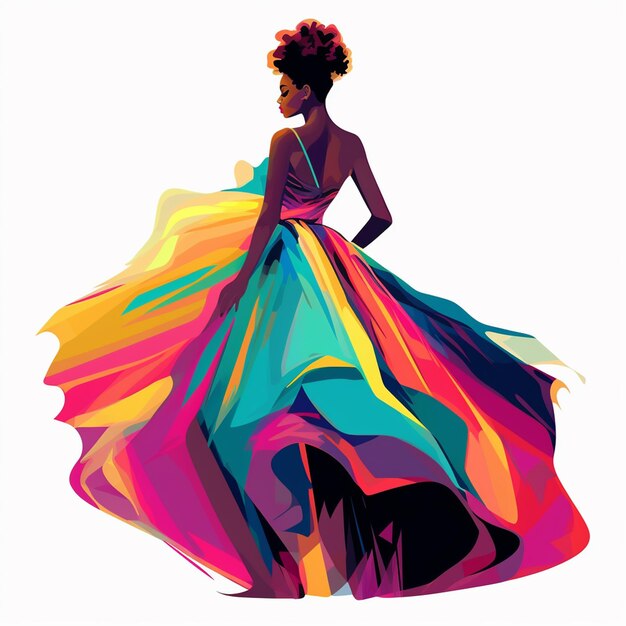 African Girl Logo