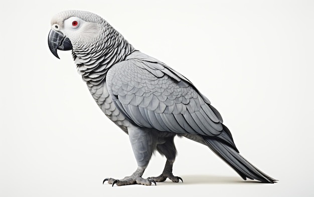 Photo african grey parrot