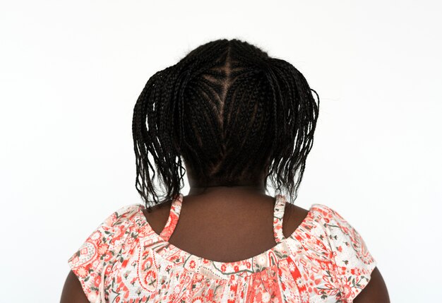 アフリカの子供の女の子の肖像